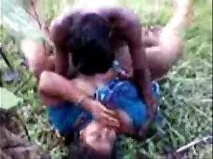 Rural Telugu lady challenges four men sexually.