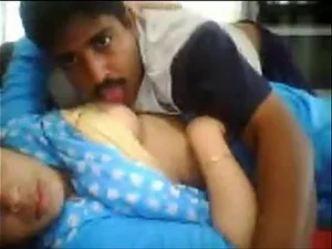 Indian couple's passionate shore up in Telugu adult video.