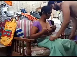 Indian bride engages in sexual activities with groom.