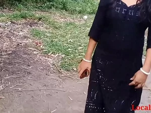 Vêtements de clower à la peau foncée Bhabi Connaissance charnelle Presque en plein air (Film documenté fermé de l'esprit Localsex31)