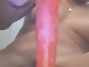 Indian amateur impresses with skillful handling of a sex toy, showcasing his proficiency in self-pleasure.