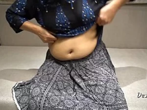 Isteri amatur India mendapat seks anal yang kasar..