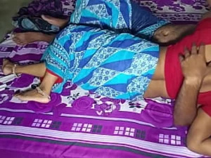 Indian wife and brother-in-law have sex on a couch